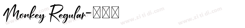 Monkey Regular字体转换